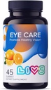 LIVS 눈 관리, 루틴과 Zeaxanthin, 45 오렌지 Gummies