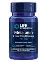 생활 연장 Melatonin 6 시간 시기를 정하는 방출, 750 mcg, Gentle Sleep Support, 건강한 circadian Rhythms, 세포 방어, 글루텐 자유로운, 비 GMO, 채식주의자, 60의 정제를 위한 장시간 방출 공식