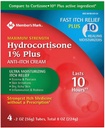 MARK Hydrocortisone 크림 1 %, 그물 wt. 4x2 온스. = 8 온스.