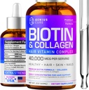 Biotin & Collagen Drops for Easy Absorption - 머리 성장 액체 보충교재 - 건강한 피부 & 못 - Unisex
