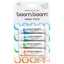 BoomBoom Nasal Stick | Vapor Flow Technology | 쿨 리프레싱 감지 | 천연 무드 부스트 | 간단한 성분 | 에센셜 오일 + 멘톨 흡입기(Mint, Wintermint, Tropical, Spearmint)
