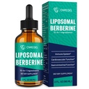 Berberine HCL 보충 Ceylon Cinnamon - 높게 흡수성 Liposomal Berberine 액체 하락 3000mg- 1개의 자연적인 성분에 대하여 12 - AMPK 활성제 - 2 Fl Oz