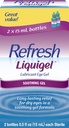 Liquigel 윤활유 눈 젤, 2 병 0.5 Fl Oz (15mL) 각 메마른 (30mL)를 상쾌하게 하십시오