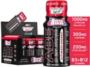모든 블랙 모든 에너지 샷 | 12 팩 | 300mg 카페인 | Berry Blast | Zero Sugar | Energy Focus Supplement | Nootropic Blend for Gym or Work