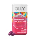 OLLY Ultra Strength Prenatal Multivitamin Softgels는 건강한 성장, 뇌 발달, 철, Folic 산, DHA, 비타민 C, E, 30 일 공급 60 조사를 지원합니다