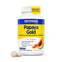 Enzymedica Papaya 골드, 포괄적인 소화 지원, 높은 Potency Bromelain & Papain, Vegan, Mint, 60 Chewable 정제를 위한 자연적인 유기 Papaya & Chlorophyll를 가진 진보된 소화 효소