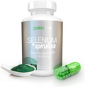 프리미엄 셀레늄 + Spirulina - 두뇌 기능을위한 프리미엄 산화 보충 - 60 일 공급 (60 캡슐) - (1 팩)