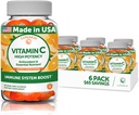 성인과 아이를 위한 Lunakai 비타민 C Gummies - 유기 VIT C Vegan Chewable Gummy 비타민 - 250 mg 성인, 아이들, 유아 Chews - 6 팩