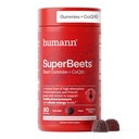 HumanN SuperBeets 심장 Gummies 고급 - CoQ10 150 mg 플러스 사탕 뿌리 분말 & 포도씨 추출물, SuperBeets 거미, 60 조사
