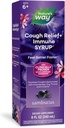 Nature 's Way Sambucus Cough Relief +(1) Immune Syrup*, Feel Better Faster(1), Elderberry Extract, 비타민 C 및 아연, 8 Oz (패키지 May Vary)와 함께 임상적으로 입증 된 남아프리카 Geranium,