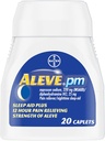 Aleve PM Pain Reliever Nighttime Sleep-Aid Caplets, 20 ea (포장 4)
