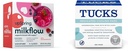 UpSpring Milkflow Electrolyte Breastfeeding Supplement Drink Mix with Fenugreek | 베리 맛 | 16 음료 혼합 + TUCKS Medicated 냉각 패드, 100 개