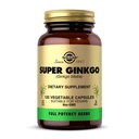 Solgar Super Ginkgo, 120 식물성 캡슐 - 전체 효능 (FP) - 산화 방지제 및 신경 시스템 지원 - 뇌 건강 - 비 GMO, Vegan, 글루텐 무료, 유제품 무료, 고셔 - 120 서빙