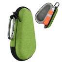 Beautyflier Asthma Inhaler Travel Case, 휴대용 지퍼는 Clip-On Carabiner, EVA Travel Handy Protective Holder for Adults and Kids, Inhaler 포함 (4IN, Green)