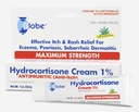 지구 Hydrocortisone 최대 힘 크림 1% w/알로에, 적색, 팽윤, 가려움, Rash & Dermatitis, 벌레/Mosquito 조금, Eczema, 치질 & 더 많은 것을 위한 반대로 Itch 크림