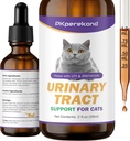 고양이를위한 Urinary Tract 지원 - 고양이를위한 UTI 치료 - Urinary Tract Health, 유린 결정, Kidney 및 Bladder 지원 보충교재, 2 oz CATNEW