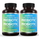 Zentastic Probiotics & Prebiotics 보충 - 50 억 CFU - 남성 및 여성 면역 및 소화 건강 - 16 Strains - 선반 안정 - 120 지연 릴리스 Veggie 캡슐