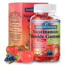 NAD 보충교재 Gummies 설탕 자유로운, NAD Nicotinamide Riboside Resveratrol 900mg w. Quercetin, 교원질 Biotin & 비타민, 노화 방지, 에너지, 초점을 위한 높은 힘 NAD Resveratrol 보충교재