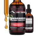 잃어버린 제국 허브 Ashwagandha Spagyric Tincture - 남성, 여성, 수면, Cortisol을위한 액체 드롭 루트 추출 - 최고의 Ashwagandha 보충 미국 Grown Organic (2 fl oz)
