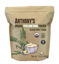 앤서니의 유기 Psyllium Husk 분말, 1.5 lb, 글루텐 무료, 비 GMO, Finely Ground, Keto Friendly