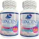 일반 2 병 Luxcent 글루타티온 플러스 캡슐 1800mg, 60 카운트