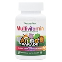 NaturesPlus Animal Parade Sugar-Free Children's Multivitamin - Assorted Cherry, 포도 및 오렌지 풍미 - 2, 90 Chewable 정제 팩 - 90 총 서빙