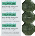 Dermabon 2% Coal Tar Psoriasis 바디 워시 & Eczema 바 비누 (3 팩) | 통제 및 구호 Psoriasis, Eczema, Dermatitis 및 Dandruff | 활성 성분 석탄 타르 바디 워시