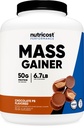 Nutricost 대량 게인 (Chocolate 땅콩 버터 맛, 6.7 LBS) 봉사 당 단백질의 50 그램 - 비 GMO