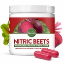 TruWild 모든 자연적인 소금 뿌리 분말, Nitric 산화물 승압기, 1000mg의 Vegan Superfood 캡슐 보충교재, Beetroot 추출물 지원 전반적인 건강, 성과 & 체력, 30의 서빙