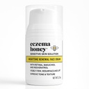ECZEMA HONEY 집중된 야간 갱신 얼굴 크림 - 노화 방지 피부 관리 제품 - Eczema를 위한 무향 얼굴 Moisturizer, 건조한 & 과민한 피부 (1.7 Oz)