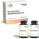 머리, 피부, & 네일 번들: Berberine Supplement 1500mg | 남성용 Palmetto 톱 | 철, Folate, 칼슘, Omega-3 DHA 및 비타민 D 여성용 프리미엄 Bioavailable Daily Multivitamin