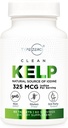 Type Zero Clean Kelp Iodine Tablets (60 서빙, 325 MCG Per 서빙) - Sea Kelp, Non-GMO, Gluten Free의 Iodine의 천연 소스