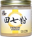 100% 순수한 Tienchi 분말 Pseudoginseng Nooginseng Sanqi 분말 Tienchi Ginseng 분말 田田 120mesh (4oz)