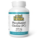 자연적인 요인 - Phosphatidyl Choline (PC) 420mg의 지원 건강한 간기능, 90 연약한 젤