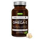 Igennus 진보된 rTG Omega-3 IFOS는 야생 물고기 기름 & 비타민 D3, 1 일, 지방산 EPA & DHA의 빠른 행동 Triglyceride 모양, 매우 순수한 & 비 GMO, 60 Softgels를 증명했습니다