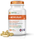 INVITA L-Methylfolate (15mg) - 직업적인 힘 활동적인 메틸 Folate - 에너지, 계류 & 면역 지원 - 비 GMO, 글루텐 자유로운, 충전물 (15 mg)를 위한 5-MTHF 보충교재