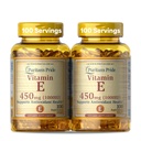 Puritan의 Pride 비타민 E-450mg (10,000IU), 면역 체계 기능 및 산화 방지제 건강 지원, 100 급속한 방출 Softgels, 2 팩을 위한 비타민 보충교재