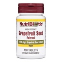 NutriBiotic – Grapefruit Seed Extract Tablets 125mg, 100 Count | Bioflavonoids가있는 프리미엄 등급 GSE | Potent Immune 및 전체 건강 지원 | 삼키기가 용이 | Vegan, Gluten Free, Non-GMO