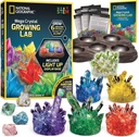 National Geographic Mega Crystal Growing Kit - Light-Up Stand, Kids 8-12의 과학 선물과 6 가지 결정