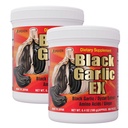 Umeken Black Garlic EX, 비타민 B, Allicin, 아미노산, Fermented Black Garlic Supplement, Oyster Extract, Ginger, 4-6 개월 공급, 6.4 Ounce 180g 병, 2 팩