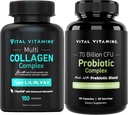 바이탈 비타민 멀티 콜라겐 캡슐 + Probiotic Complex