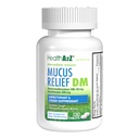 HealthA2Z® Mucus Relief DM | Dextromethorphan HBr 20mg | Guaifenesin 400mg | 벤젠 | 기침, Immediate 릴리스, Uncoated (120 개)