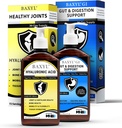 BAXYL & BaxylGI 번들 팩 - (6개의 fl oz 각) - Hyaluronic 산 합동 보충교재 & Hylarunonan Amaferm Prebiotic 소화 보충교재.