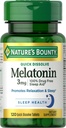 성격의 현상 Melatonin 정제, 3 mg, 120 조사