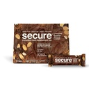 ANDREW LESSMAN Secure Complete Meal Replacement Bar - 초콜릿 브라운 아몬드 크런치 - 12 ct 상자 - 7g 단백질. 11 비타민 플러스 인슐린 섬유. 낮은 칼로리. 글루텐과 낙농 - 무료, Vegan, 비 GMO