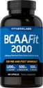 피트니스 연구소 BCAAFit 2000 - 근육 성장과 회복을위한 분지 체인 아미노산 * (400 캡슐)