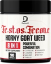 90 캡슐 - 8in1 Horny Goat Weed for Men, Tribulus Terrestris, L-Arginine, Maca Root, Tongkat Ali, Beet Root - 에너지 운동 근육 힘 지원