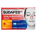 Sudafed PE Sinus Congestion 일 + 밤 최대 힘 Decongestant & Phenylephrine HCl & Diphenhydramine HCl를 가진 항히스타민 정제는, Nasal & Sinus 압력 & 혼잡, 20 ct를 돕습니다