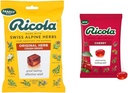Ricola Original Natural Herb Cough Suppressant Throat Drops, 45 Drops, Fights Coughs Naturally, Soothes Throats, Naturally Soothing Relief & Cherry Throat Drops, 45 Counts