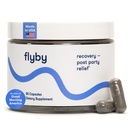 Flyby Recovery Supplement - 이상없이 모든 걸프! TM - 우유 이틀, 비타민 C, 활성화 숯, Apple Cider Vinegar - 사전 & 포스트 음주 공식 (80 개)